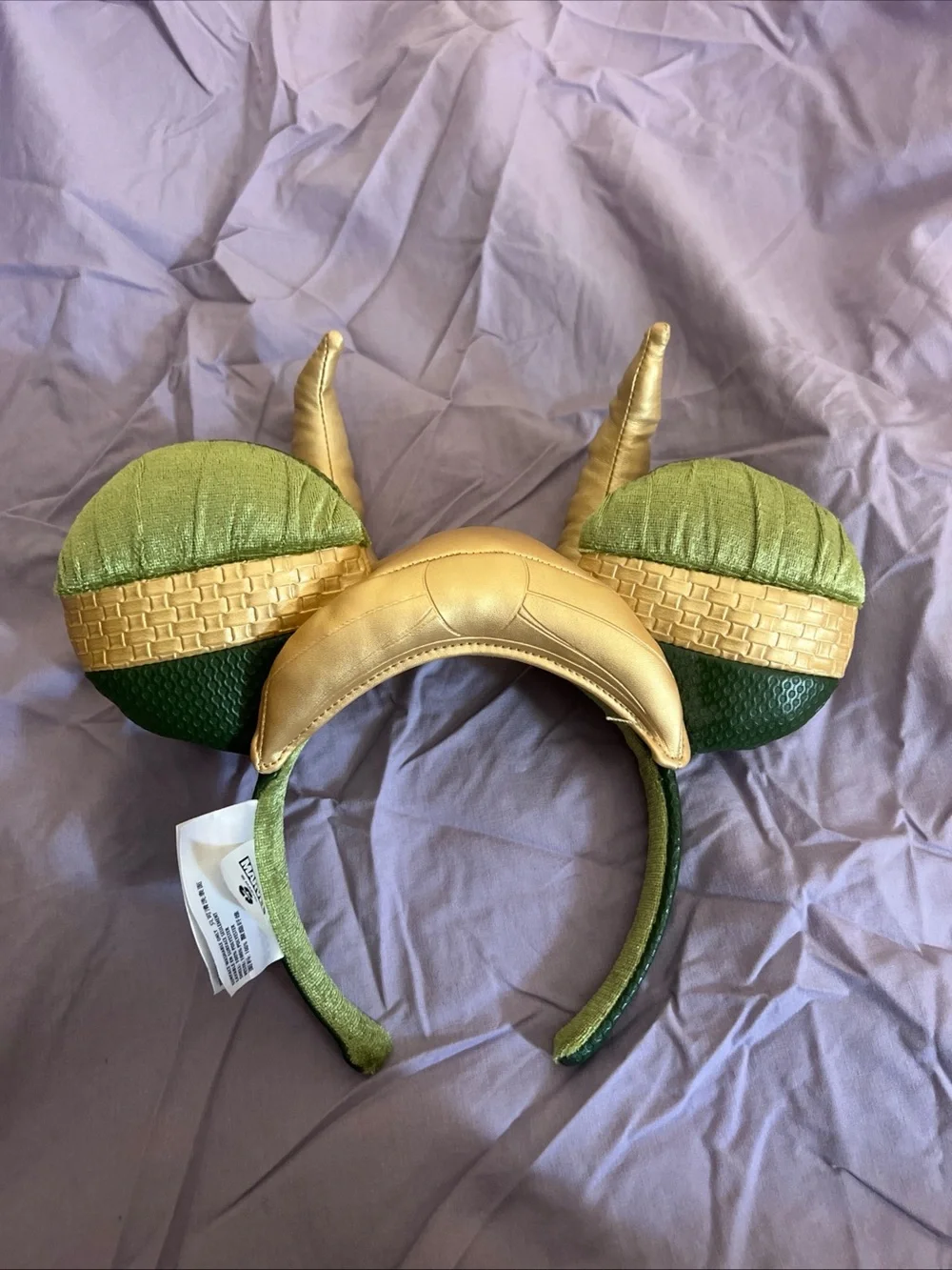 Disney Parks LOKI Marvel Mickey Ears Headband “MISCHIEVOUS” Horns